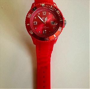 Ice watch ρολόι κόκκινο
