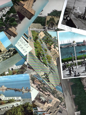 Φωτοκάρτες Ρόδου συλλεκτικές, 15 τεμάχια με τευχίδιο 12 απόψεων 1960-65