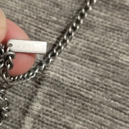 Steel necklace with crosses like new