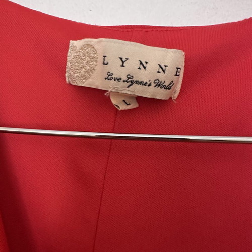 Lynne red maxi summer dress like new, size L