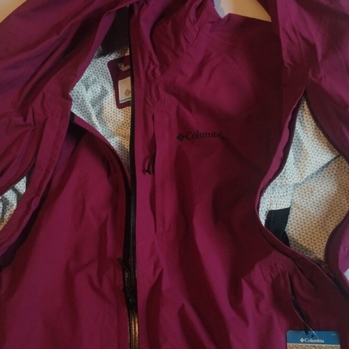 Columbia Omni-Tech Ampli-Dry Shell Jacket new, size L, purple