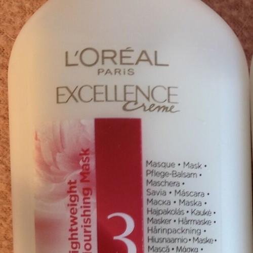 L' Oreal Excellence Creme Lightweight Nourishing Mask 5x60 ml & Palette Caring Mask 5x10 ml new