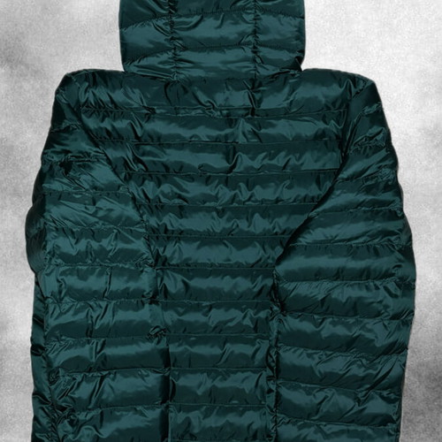 Lacoste Puffer Jacket green brand new with hood
