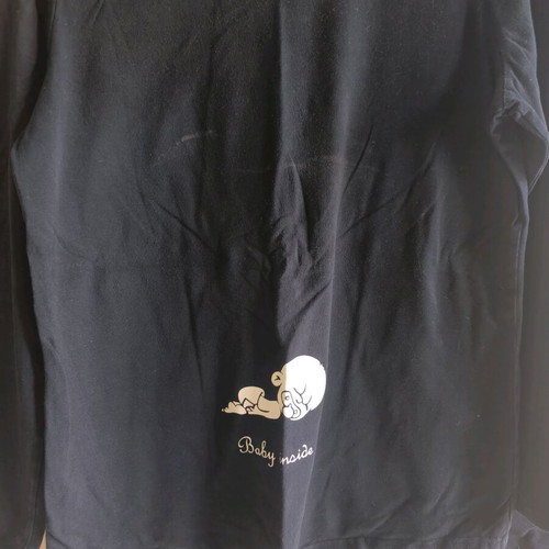 Maternity set XL used, black, slim sweatpants and long-sleeve shirt