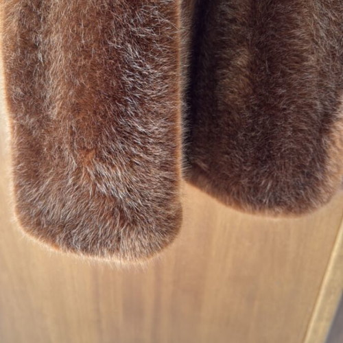 Zara ecological fur brown like new