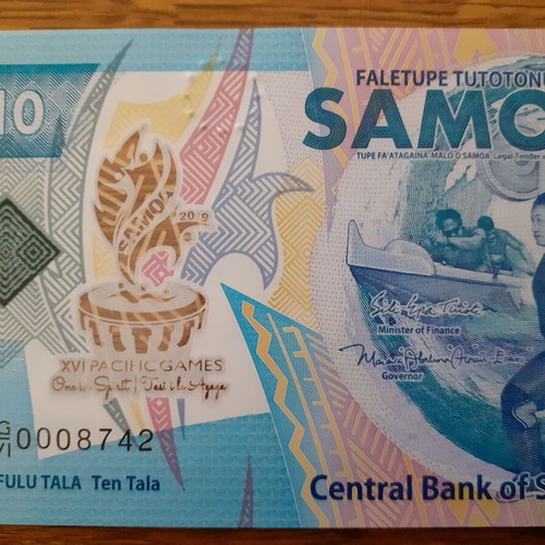Western Samoa 10 Tala 2019 commemorative polymer new
