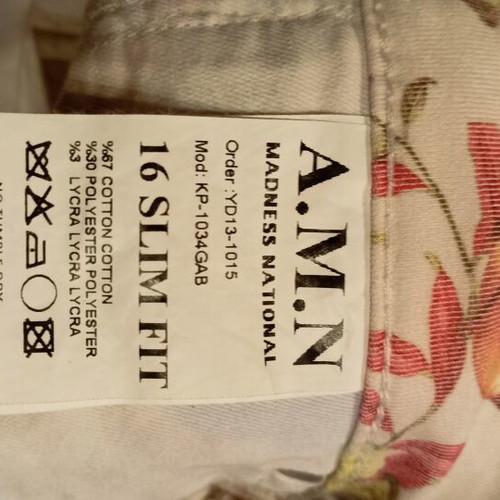 Madness National Lace Skinny Pants XS like new, colorful