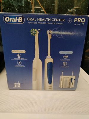 Oral-B Oral Health Center Pro Series Πακέτο Καθαρισμού με Ηλεκτρική Οδοντόβουρτσα και Water Flosser καινούργιο, 2 τεμάχια