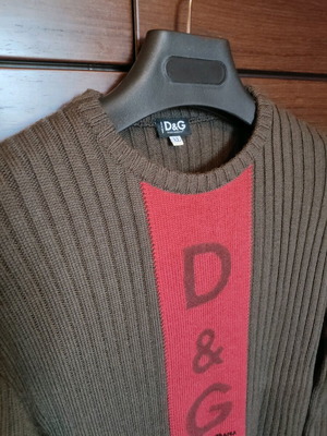 Μπλούζα Dolce & Gabbana χρώματος χακί μέγεθος XL άριστη κατάσταση