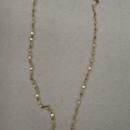 Gold necklace with butterfly and multicolor rhinestones like new