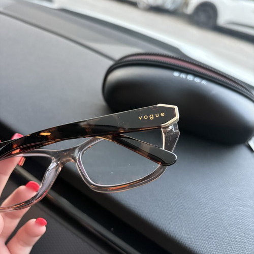 Vogue Blue Light Glasses like new, brown tortoise frame