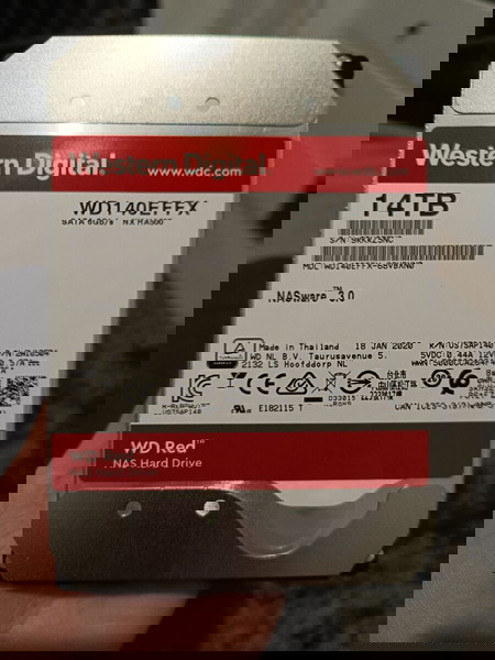 Western Digital Red NAS 14TB (512MB Cache)