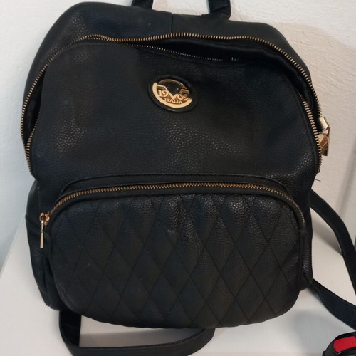 Valentino 1969 women's backpack used, black with broken zipper