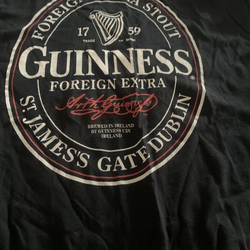Set of 3 T-shirts AC/DC, Partiza, Guinness size Large like new, black