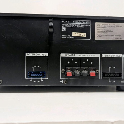 Sony amplifier TA-D507 like new