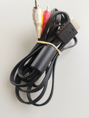 Official Sony Playstation καλώδιο εικόνας ήχου PS1 PS2 PS3 σαν καινούργιο