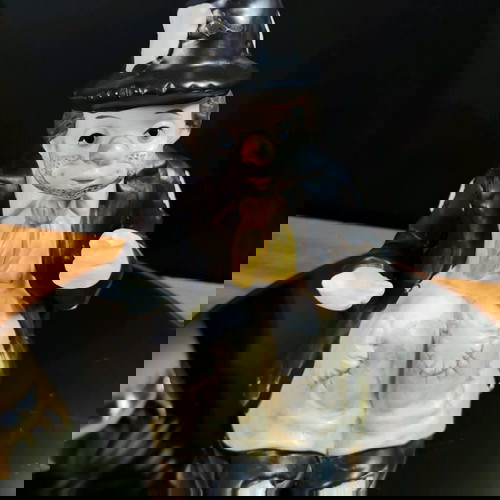 Фигурка на клоун хобо употребявана, винтидж