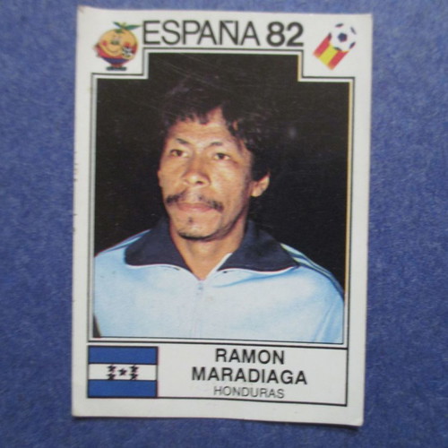 Panini football sticker Espana 82 No.356 Maradiaga used