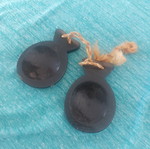 Vintage Spanish castanets with bullfighter figure