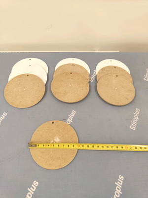 Wooden round thin new coasters