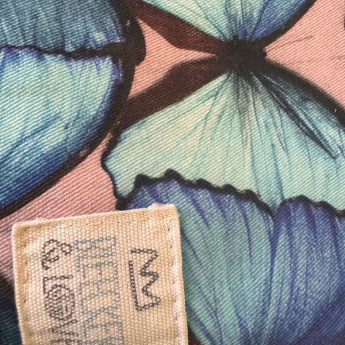Bleecker&Love bag like new with butterfly design, medium blue