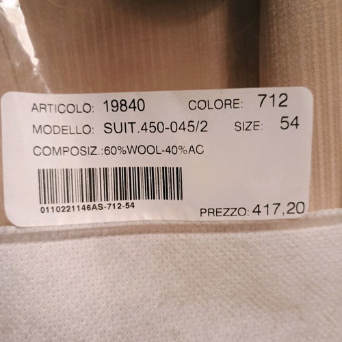 Aslanis Home suit set size 54 gold like new