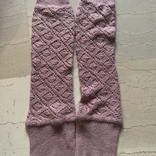Leg warmers used, pink