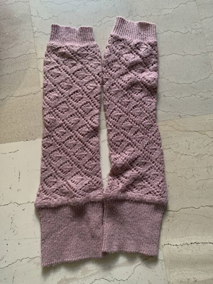 Leg warmers used, pink