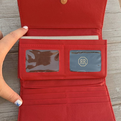 Women's wallet new, red color