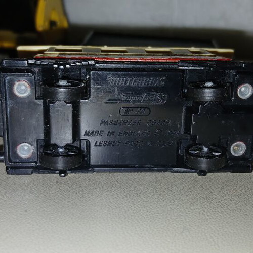 Matchbox train 1978 used, complete set