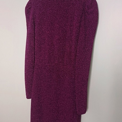 Festive dress purple elastic, like new, small
