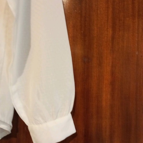 Vintage white shirt with neck tie like new, SUITEBLANCO
