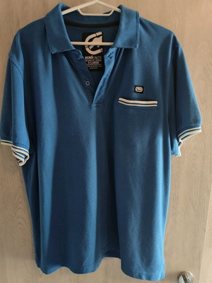 Ecko Unltd polo men's t-shirt used, size XL, blue