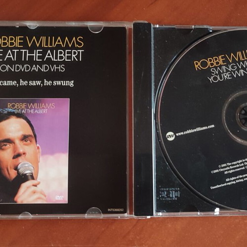 Robbie Williams Swing When You're Winning CD used