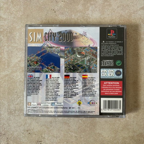 Sim City 2000 PlayStation 1 used English complete