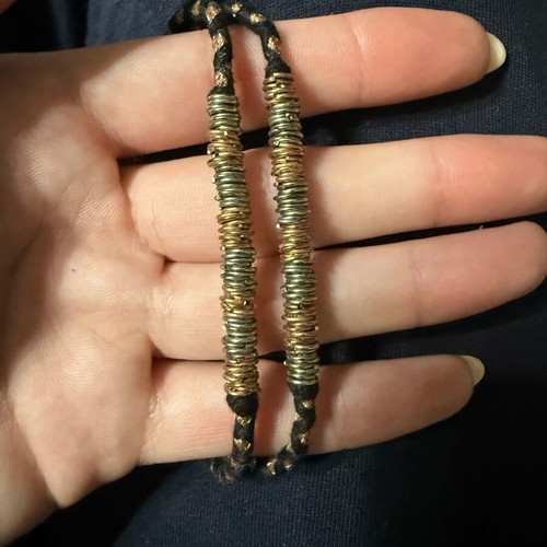 Bracelets set used, two with starfish and double design