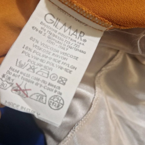 Viscose dress orange like new, size x-small