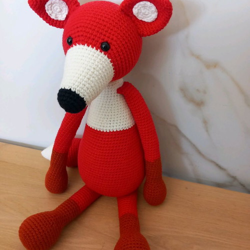 Handmade Fox The Baby's First Friend new amigurumi