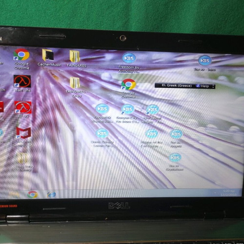 Dell laptop used, red color, excellent condition