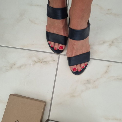 Parallele Paris leather sandals like new, size 41, blue