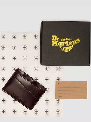 Dr. Martens leather cardholder new, burgundy