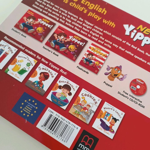 New Yippee! Red Book Student’s Book and Flashcards new set