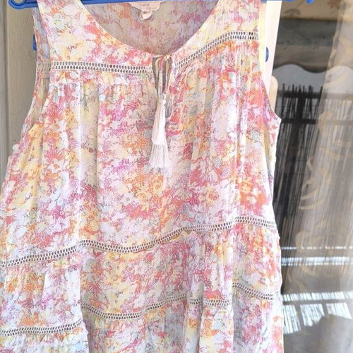 Summer blouse like new, multicolor, size M-L