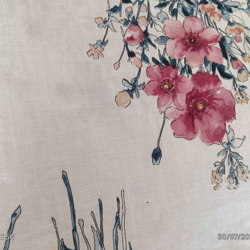 Bed sheet new 220x240 cm 80% cotton 20% polyester without elastic