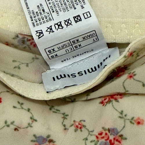 Intimissimi Strapless Floral Corset Top Size XS like new