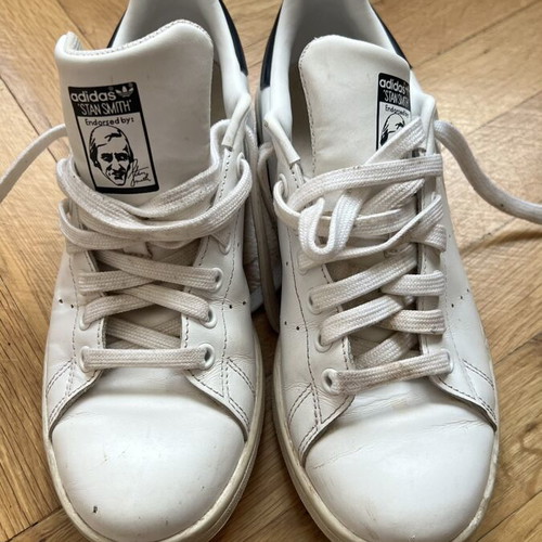 Adidas Stan Smith sneakers used women's white sports shoes