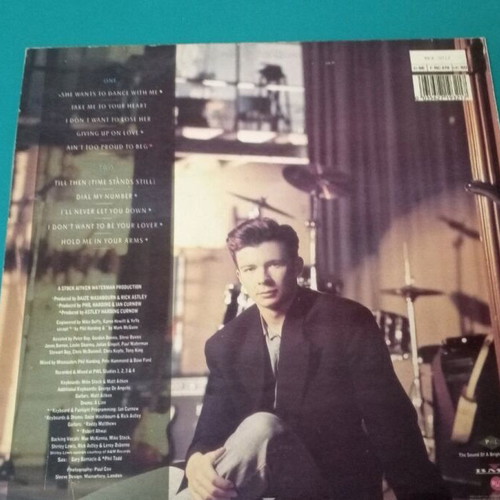 Rick Astley LP used, Hold Me In Your Arms
