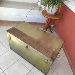 Vintage gold trunk