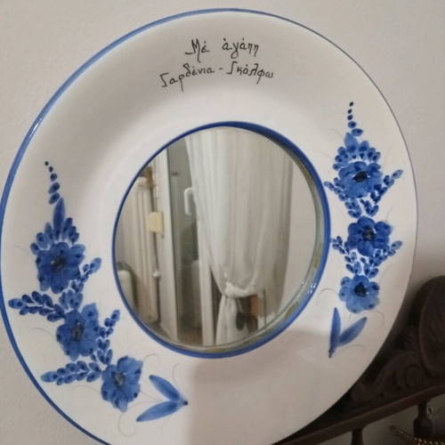 Handmade plates hand-painted like new