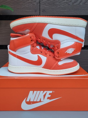 Jordan Air Jordan 1 KO High Rush Orange αθλητικά παπούτσια σε πορτοκαλί και λευκό, EU 42